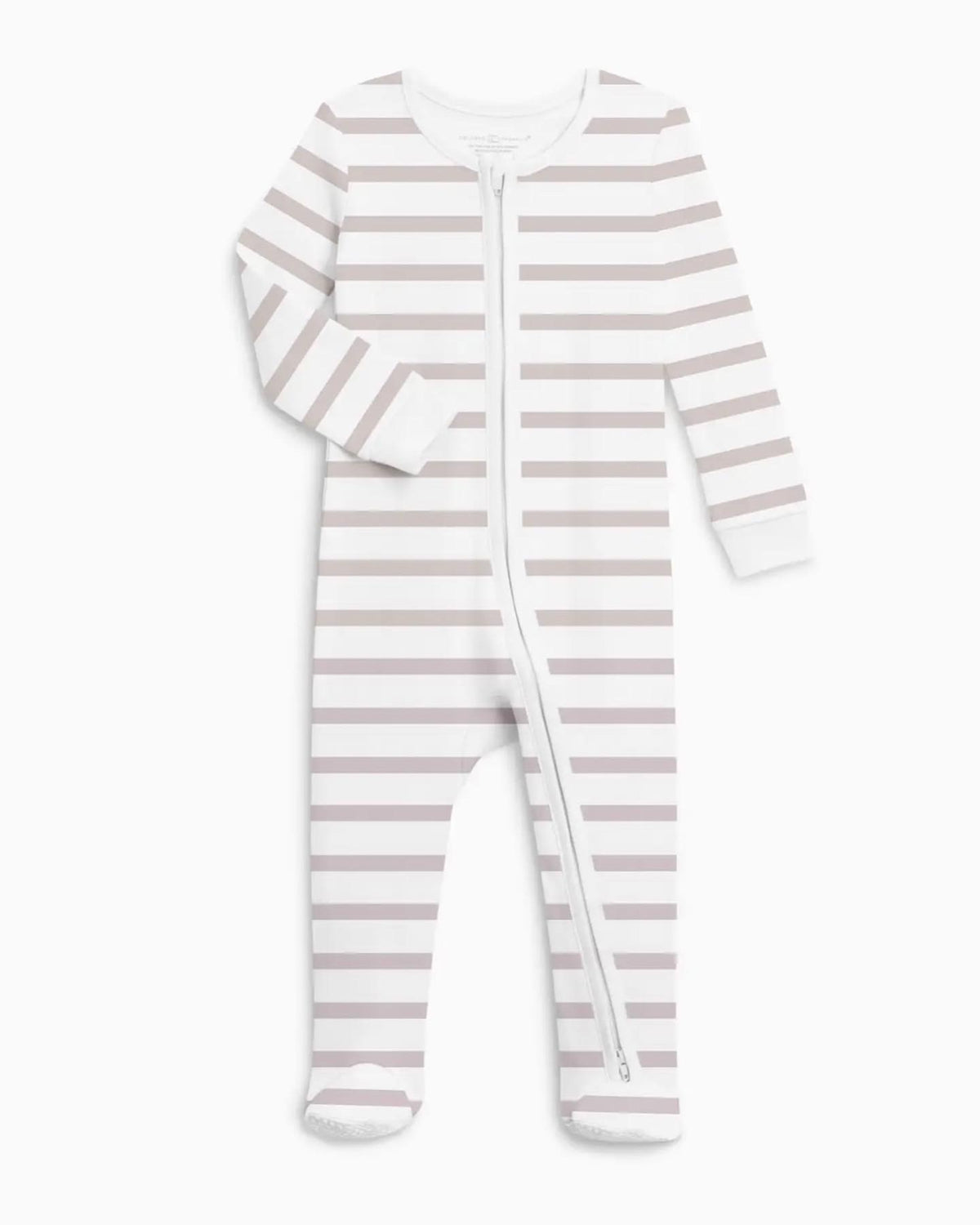Peyton Zipper Sleeper - Betty Stripe / Lavender