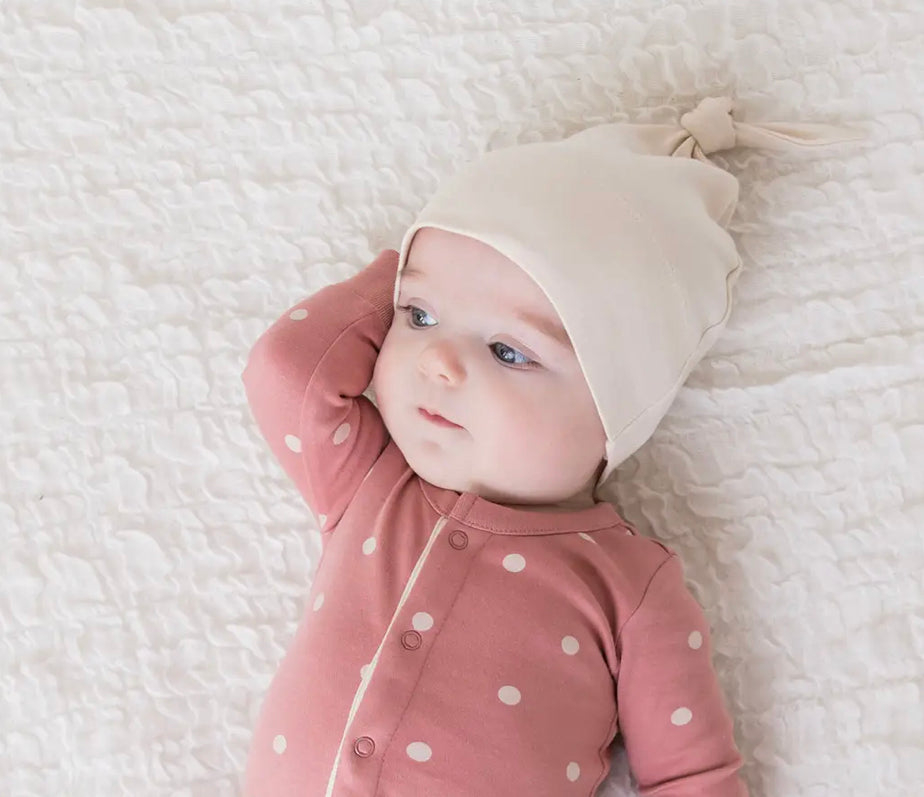 Classic Knotted Hat - Natural