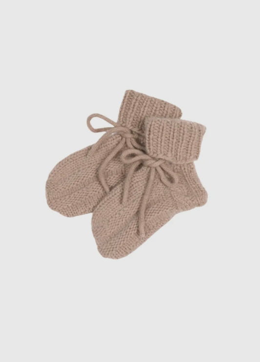 Cashmere Booties | Hazelnut