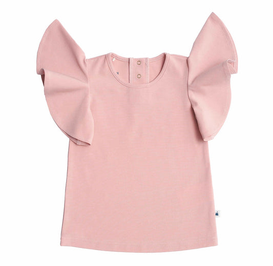 Frilla Top, Rose Smoke