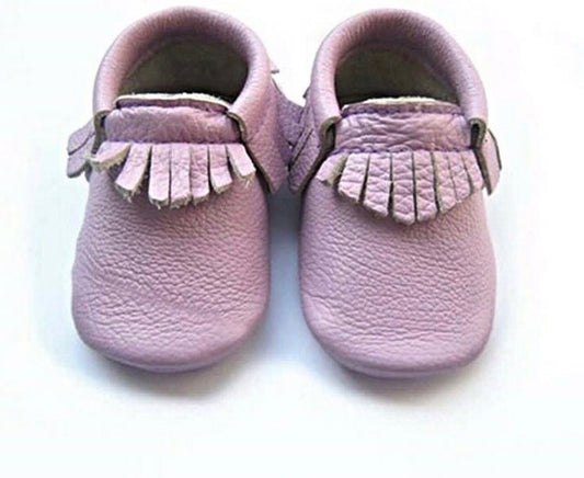 Leather Baby Moccasin Shoes