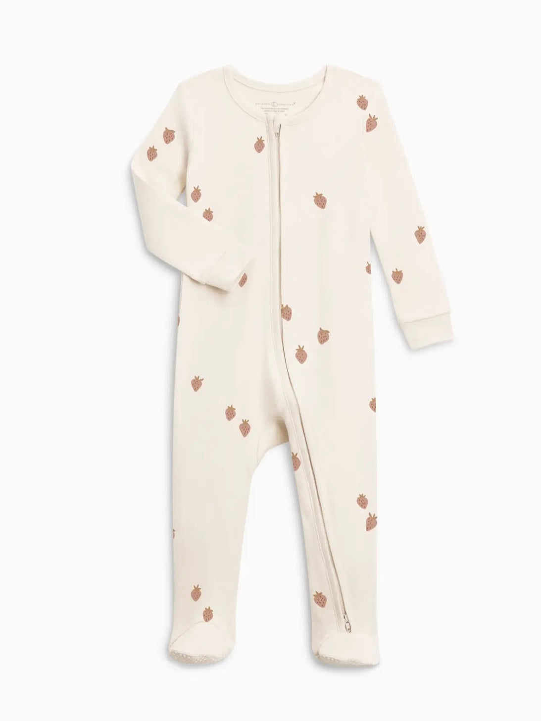 Peyton Zipper Sleeper - Strawberry / Blush
