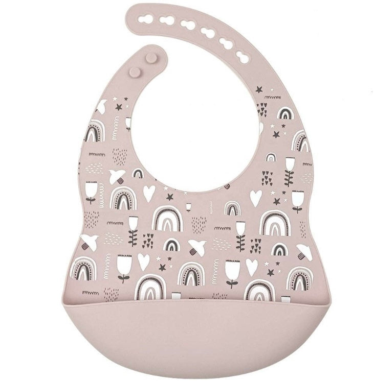 Blush Rainbow Bib