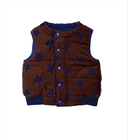 Brown Star Gilet