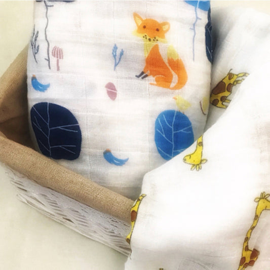 Fox Swaddle Blanket